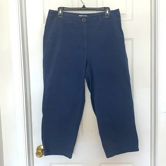 Talbots Pants - Talbots Blue Cargo Pants